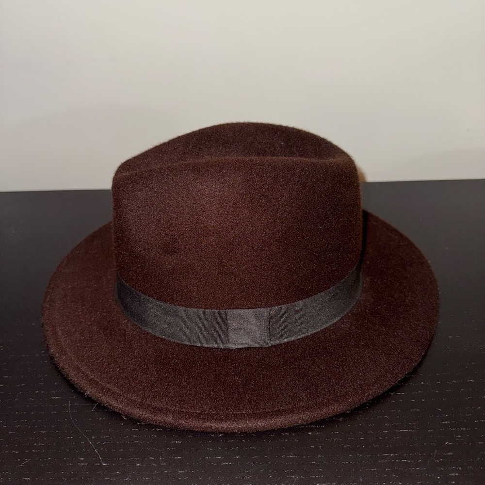 H&M Chocolate Brown Fedora Hat